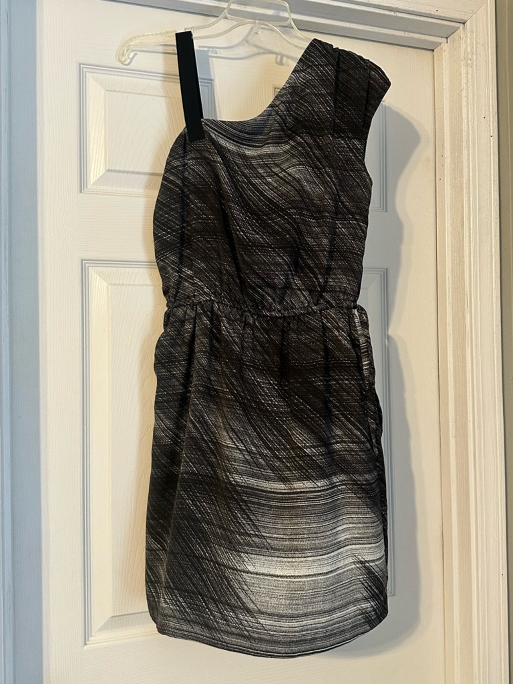 Gap one-shoulder mini dress with pockets